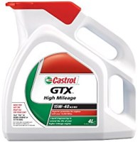 Фото - Моторное масло Castrol GTX High Mileage 15W-40 4 л