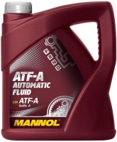 Фото - Трансмиссионное масло Mannol ATF-A Automatic Fluid 4 л