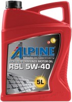 Фото - Моторное масло Alpine RSL 5W-40 5 л