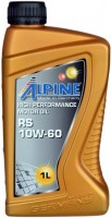 Фото - Моторное масло Alpine RS 10W-60 1 л