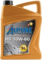 Фото - Моторное масло Alpine RS 10W-60 5 л