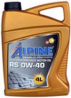 Фото - Моторное масло Alpine RS 0W-40 4 л