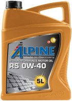 Фото - Моторное масло Alpine RS 0W-40 5 л