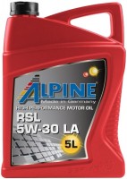 Фото - Моторное масло Alpine RSL 5W-30 LA 5 л