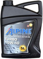 Фото - Моторное масло Alpine Turbo 15W-40 5 л