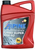 Фото - Моторное масло Alpine Turbo Super 10W-40 5 л