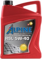 Фото - Моторное масло Alpine RSL 5W-40 6 л