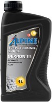 Фото - Трансмиссионное масло Alpine ATF Dexron III 1 л
