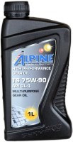 Фото - Трансмиссионное масло Alpine Syngear 75W-90 1 л