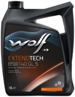 Фото - Трансмиссионное масло WOLF Extendtech 85W-140 GL5 5 л