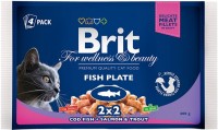 Фото - Корм для кошек Brit Premium Pouches Fish Plate 4 pcs 