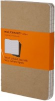 Фото - Блокнот Moleskine Set of 3 Ruled Cahier Journals Large Beige 