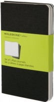 Фото - Блокнот Moleskine Set of 3 Plain Cahier Journals Pocket Black 