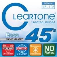 Струны Cleartone Nickel-Plated Medium Bass 45-105 