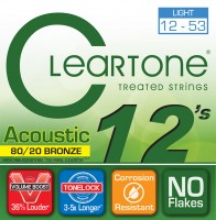 Фото - Струны Cleartone 80/20 Bronze Light 12-53 