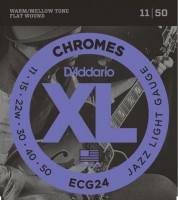 Фото - Струны DAddario XL Chromes Flat Wound Jazz 11-50 