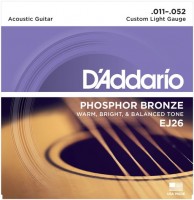 Струны DAddario Phosphor Bronze 11-52 