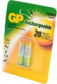 GP Rechargeable  2xAAA 1000 mAh