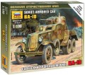 Zvezda Soviet Armored Car BA-10 (1:100) 