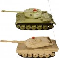 Plamennyj Motor Battle Tank T-34&Abrams M1A2 1:32 