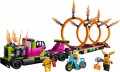 Lego Stunt Truck and Ring of Fire Challenge 60357
