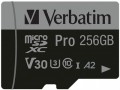 Verbatim Pro U3 microSD 256 ГБ