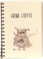 Kraft Notebook Drink Coffee