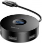 BASEUS Round Box USB-A to USB 3.0 and 2xUSB 2.0