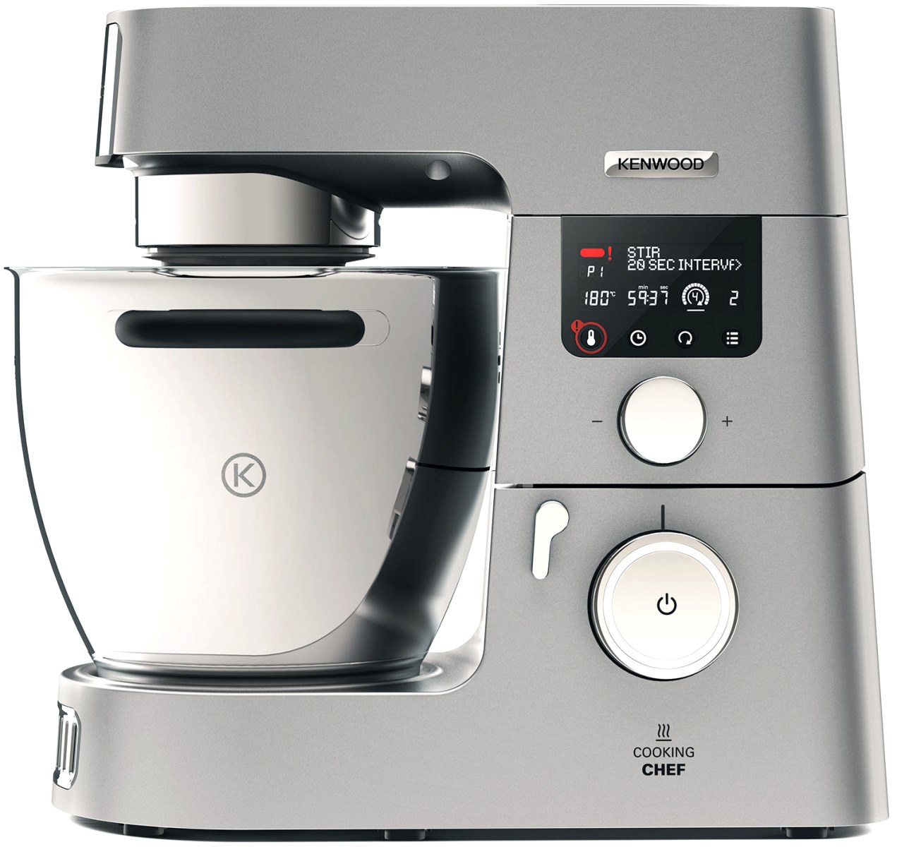 ▷ Сравнение Kenwood Cooking Chef KCC9060S серебристый vs Kenwood Chef  Titanium KVC7300S серый: Комплектация · Характеристики