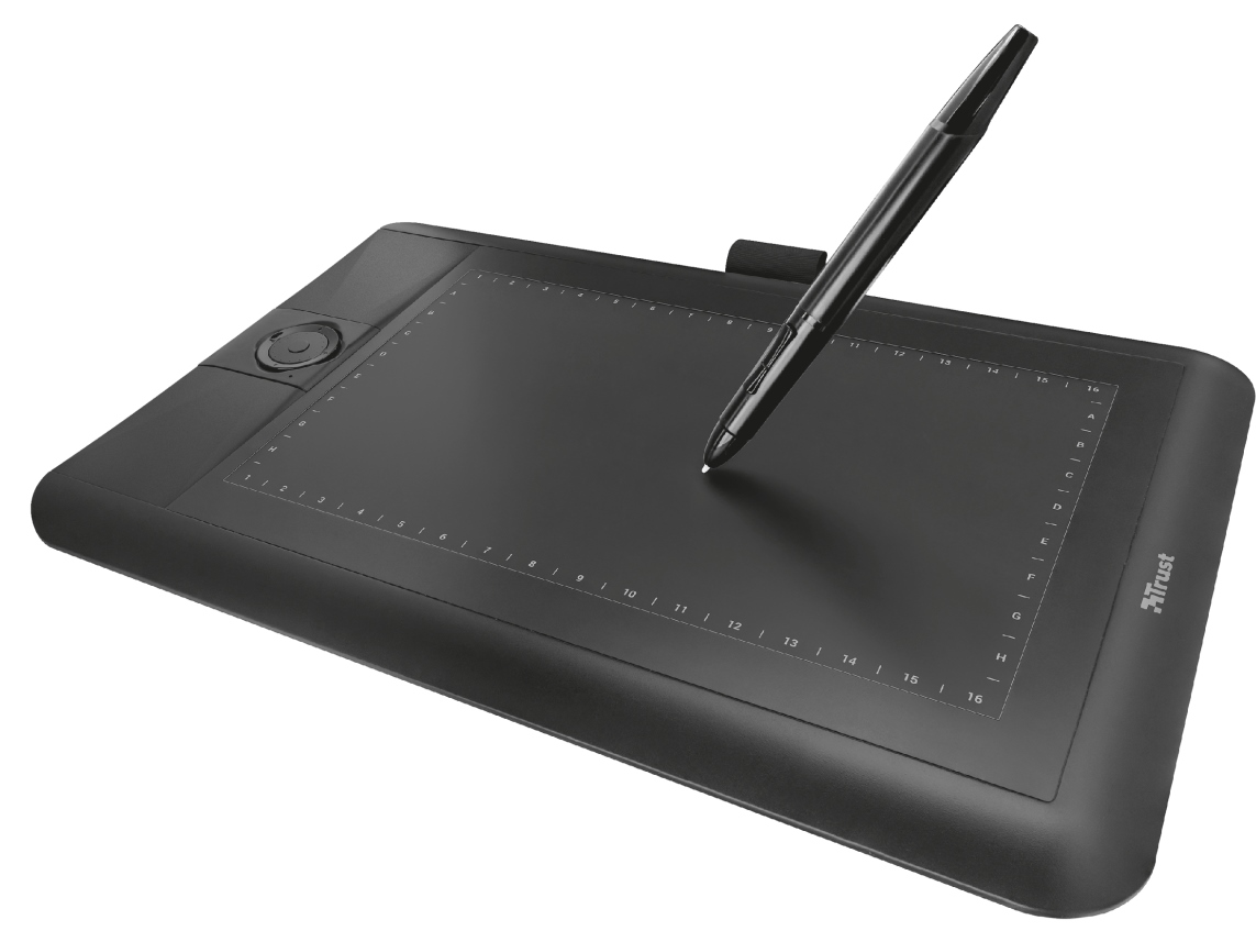 ▷ Сравнение Trust Panora Widescreen Graphic Tablet vs Wacom One Medium Old  : Подключение · Дисплей · Перо