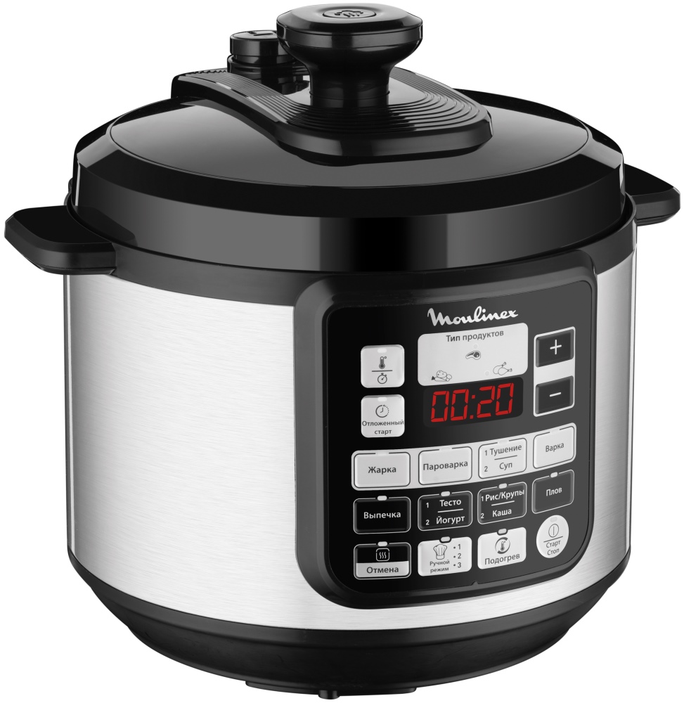 ▷ Сравнение Moulinex CE620D32 vs Tefal Advanced Pressure Cooker CY621D32 :  Программы приготовления · Функции и возможности