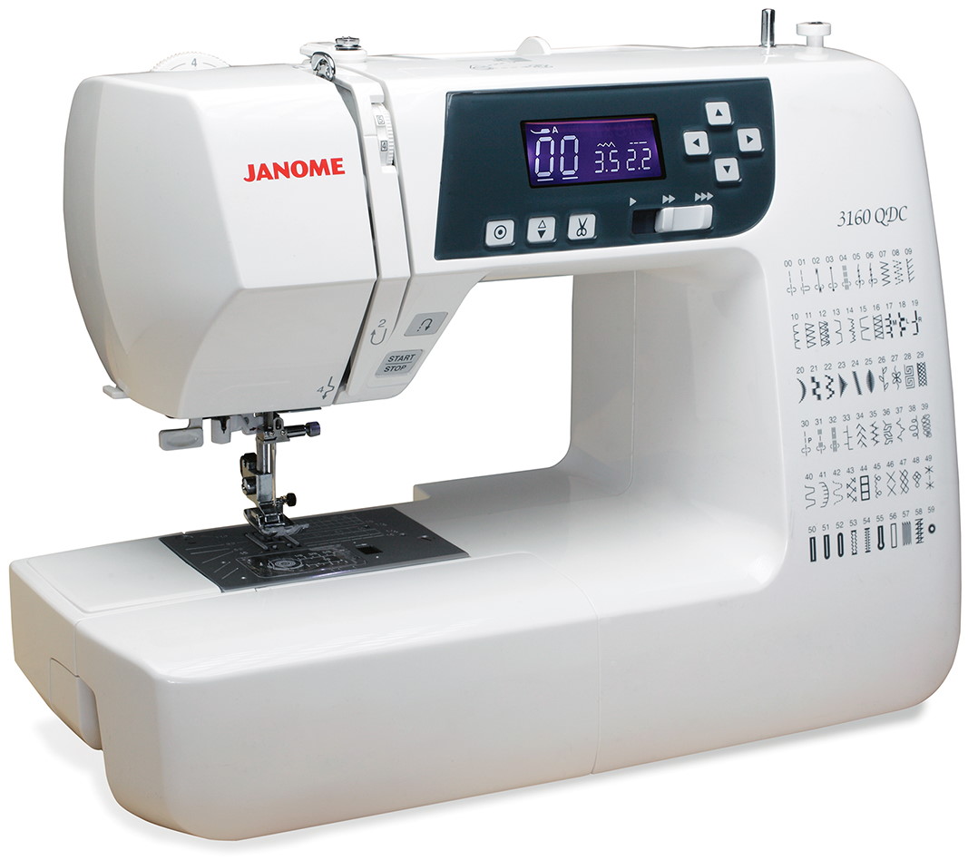 ▷ Сравнение Janome 2160DC vs Janome 3160 QDC : Технические хар-ки · Функции  и возможности · Возможности регулировки · Лапки в комплекте · Общие  характеристики