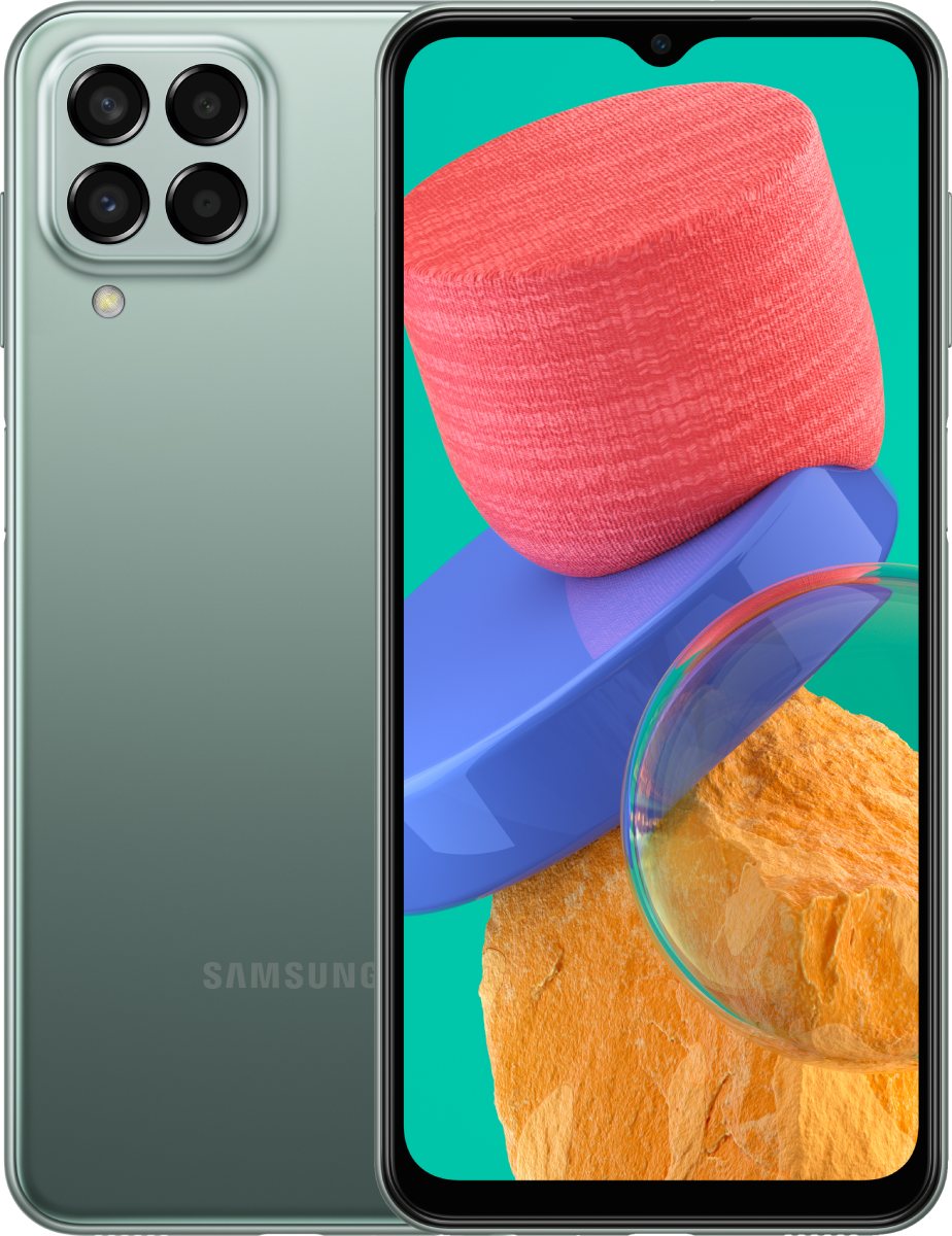 ▷ Сравнение Samsung Galaxy M34 5G 128 ГБ / 8 ГБ vs Samsung Galaxy M33 128  ГБ / 8 ГБ: Дисплей · Аппаратная часть · Результаты тестов · Основная камера  · Фронтальная