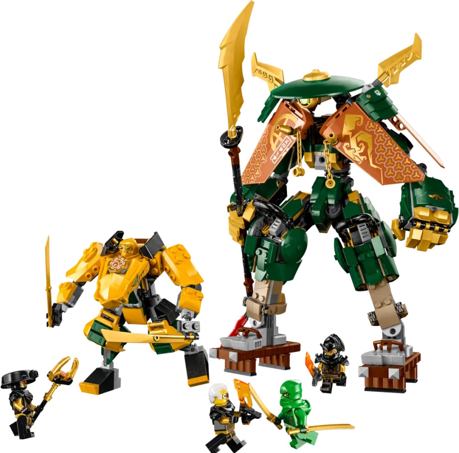 Lego Lloyd and Arins Ninja Team Mechs 71794 - купить конструктор: цены,  отзывы, характеристики > стоимость в магазинах Казахстана: Алмата,  Нур-Султан (Астана), Шымкент