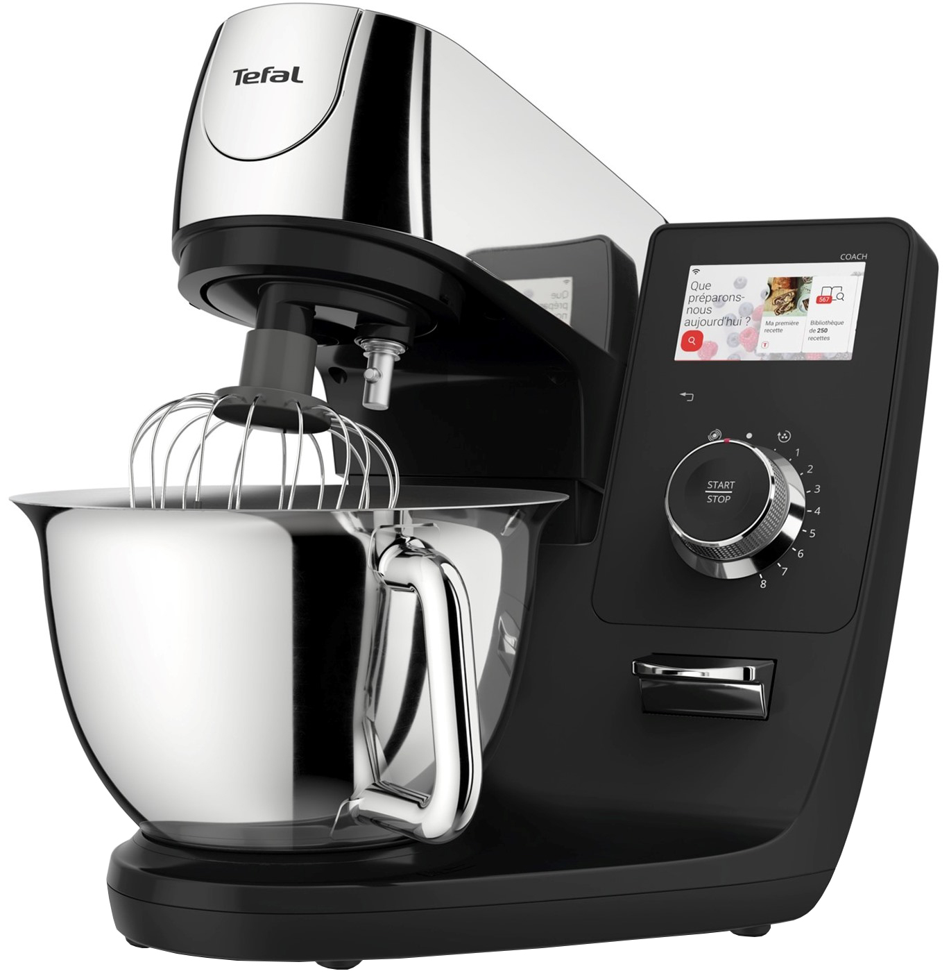 Tefal I-Coach Touch QB9518 черный - купить планетарный миксер: цены,  отзывы, характеристики > стоимость в магазинах Казахстана: Алмата,  Нур-Султан (Астана), Шымкент