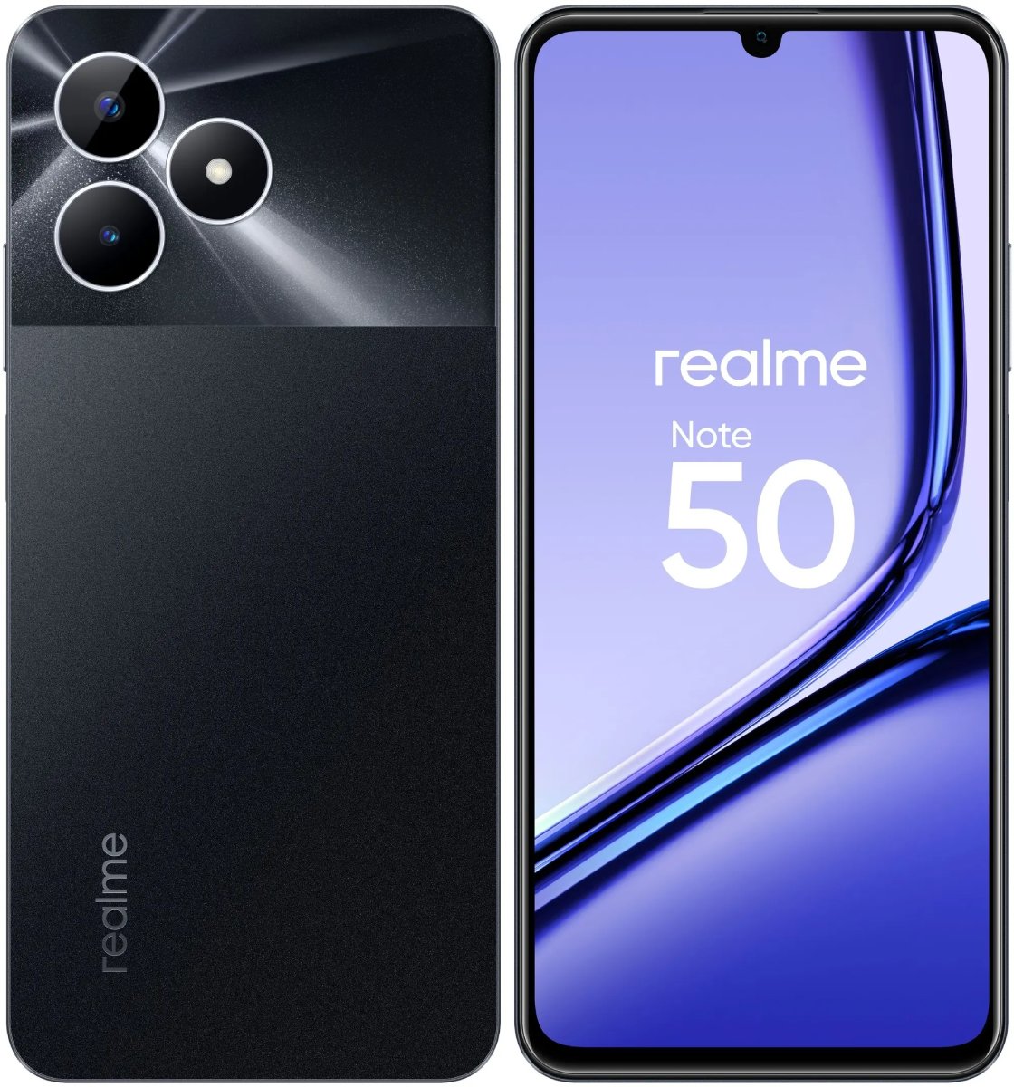 Xiaomi Redmi A3 vs Realme Note 50 - сравнение: Дисплей