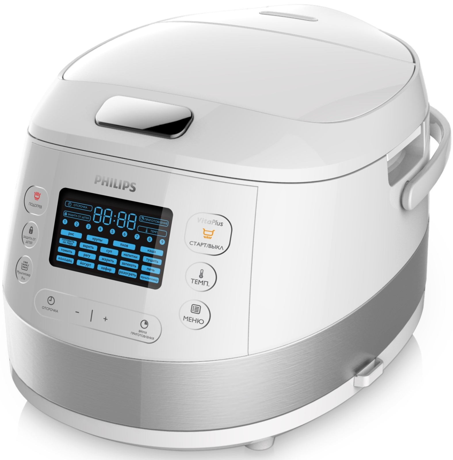 ▷ Сравнение Philips Viva Collection HD 4731 vs Tefal Advanced Multicooker  RK8121 : Программы приготовления · Функции и возможности