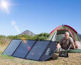 Лучшие портативные солнечные панели на 100-120 Вт